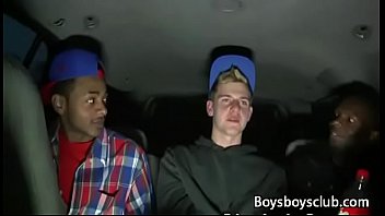 Blacks On Boys - White Skinny Gay Boy Enjoy Big Black Cock 19