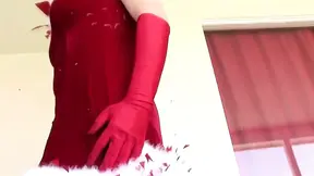 At Christmas Lots of Cum Inside a Super Hot Brunette