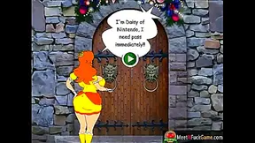 Tits Out at Nintendos Horny Christmas Threesome Extravaganza