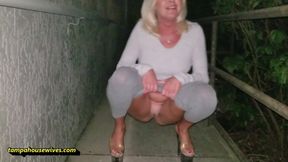 Peeing on the road compilation