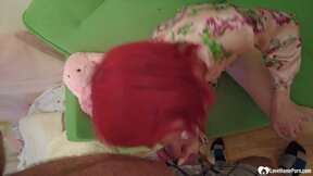 Ginger teen screwed by old sugar daddy