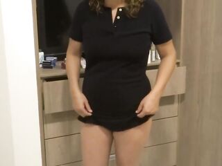 Vacation on the beach, stepson's penis stops during the time that this guy records me