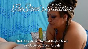 Siren's Seduction: Goddess Cleo X Kayla Peach for Queer Crush
