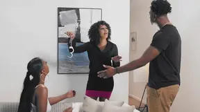 Hot FFM Threesome Action Between Misty Stone & Daya Knight