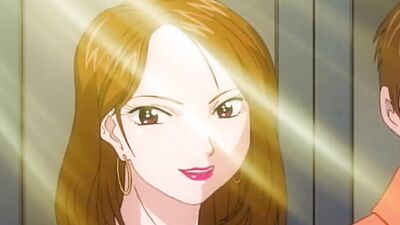 Two busty babes get frisky and finger each other in hot anime hentai action