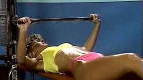 Sporty chick rides her fitness instructor's dick like a mad woman