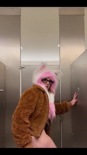 At the Airport Getting Ready for Some More Anal Training