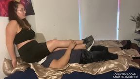 Thick Biker-shorts Smother - Goddess Lana - {HD}