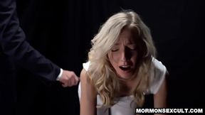 President Oaks meets with mormon girl Zoe after catching her having sex with Guy Steele