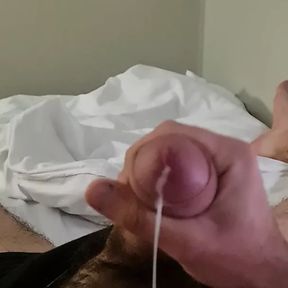 Jerking off during business trip on a ferry room - too horny to handle