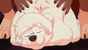 Polar Bear Gets Wild with Furry Dogman in Hot Animated Action
