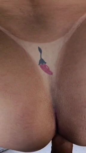 Sex with Stepson on the Terrace