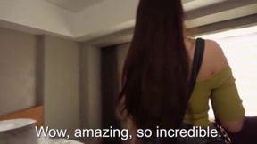 Sexy Tall Announcer Girl's Explicit Show - Stunning Curves & Legs Revealed for Unleashed