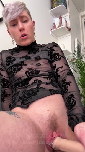 Captivating moment from &quot;Your App Hookup is Secretly a Trans Guy! Jaq Quicksilver boyfriend POV&quot;