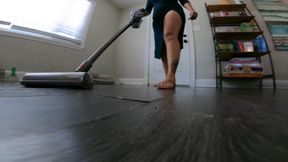Tiny Guy vacuum chase