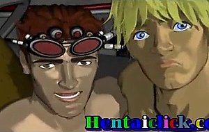 Muscular hentai gay having sex hardcore and cummed orgy