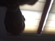 Me beating off with my roomie&friend home #1