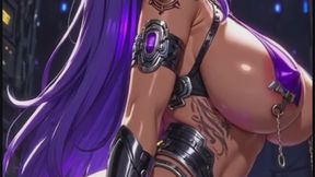 139. Demon Cyberpunk ninja Girls Bouncing Ass (Ai Animation)