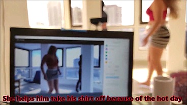 You command and she obeys, she loves slutty