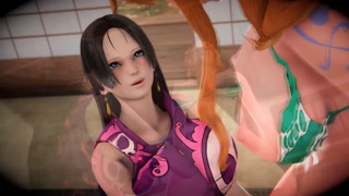 Futa - One Piece - Boa Hancock x Nami - 3D Porn