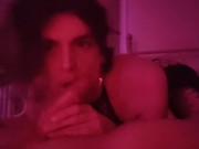 Femboy suck straight dick again