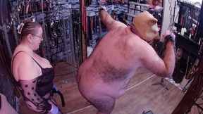 Part 3:- Satana's Piggy Is Back in Town for Some Play Time with Domina Satana!