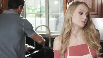 Horny Big Dick Stepdad Gets a Special Treat From His Horny StepDaughter
