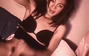 Hot Brunette Tranny Jerking Off