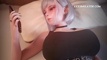 Beautiful MILF in 3D HENTAI game
