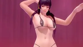 Nyotengu Seduces All With Sensual Pole Dance in DOA Fantasy