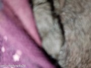 Daddy CLEANED My CREAMY PUSSY and STINKY ASSHOLE