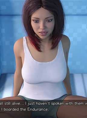 Stranded in Space - Planning a Threesome with Bisexual Girl Next Door