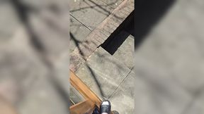 Stepmom flashes big breasts to stepson upon his return