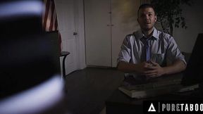 Cheating Housewife Evelyn Claire Fucking Journalist While Cuck Politician Husband Begs for Mercy