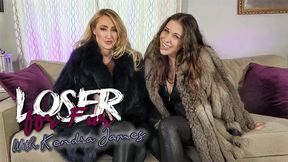 Loser for fur with Kendra James and Amiee Cambridge [4k]