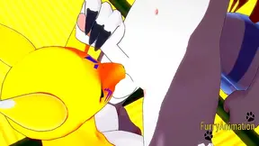 Taomon Claims Grey Fox in Wild Furry Encounter – Hot Blowjob Creampie Action