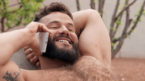 Men: Hayden's Hard-on by the Pool