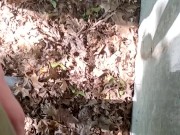Takin a desperate piss in public park