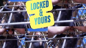Caged Tied Blowjob Face Fuck Cum In Mouth_4K