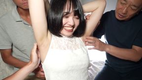 Nagisa Yasaka takes on multiple older men in steamy group action