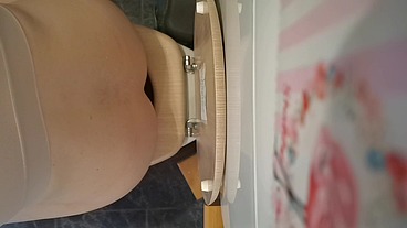 Perfect ass pee and farts on the wc 4K