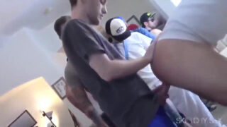 Orgie, gangbang – hardcore anal gangbang for amerikanske bøsser