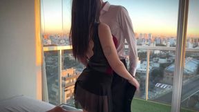 Step-Sibling Surprise: Caught in a Threesome After Work