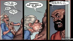 Granny Shows Her True Colors Teaching Hentai MILF Art with Extreme Passion