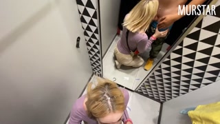 Got cum in mouth in fitting room || Murstar