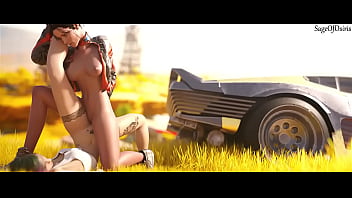 Panam Palmer cyberpunk 2077 lesbian scene