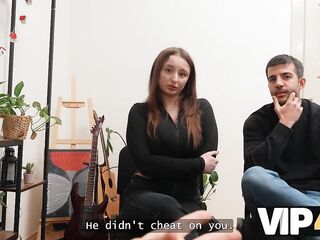 VIP4K. A Whore with MASSIVE TITTIES tries Messy Anal Sex for the 1st time