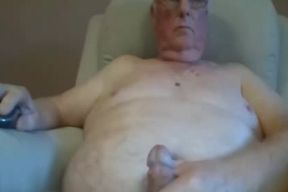 grandpa wank off On web cam