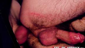 ”Timothy craves prick so much that he sucks it through a glory hole before bending”