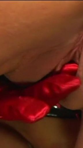 The Blonde Shows Herself in All Her Eroticism